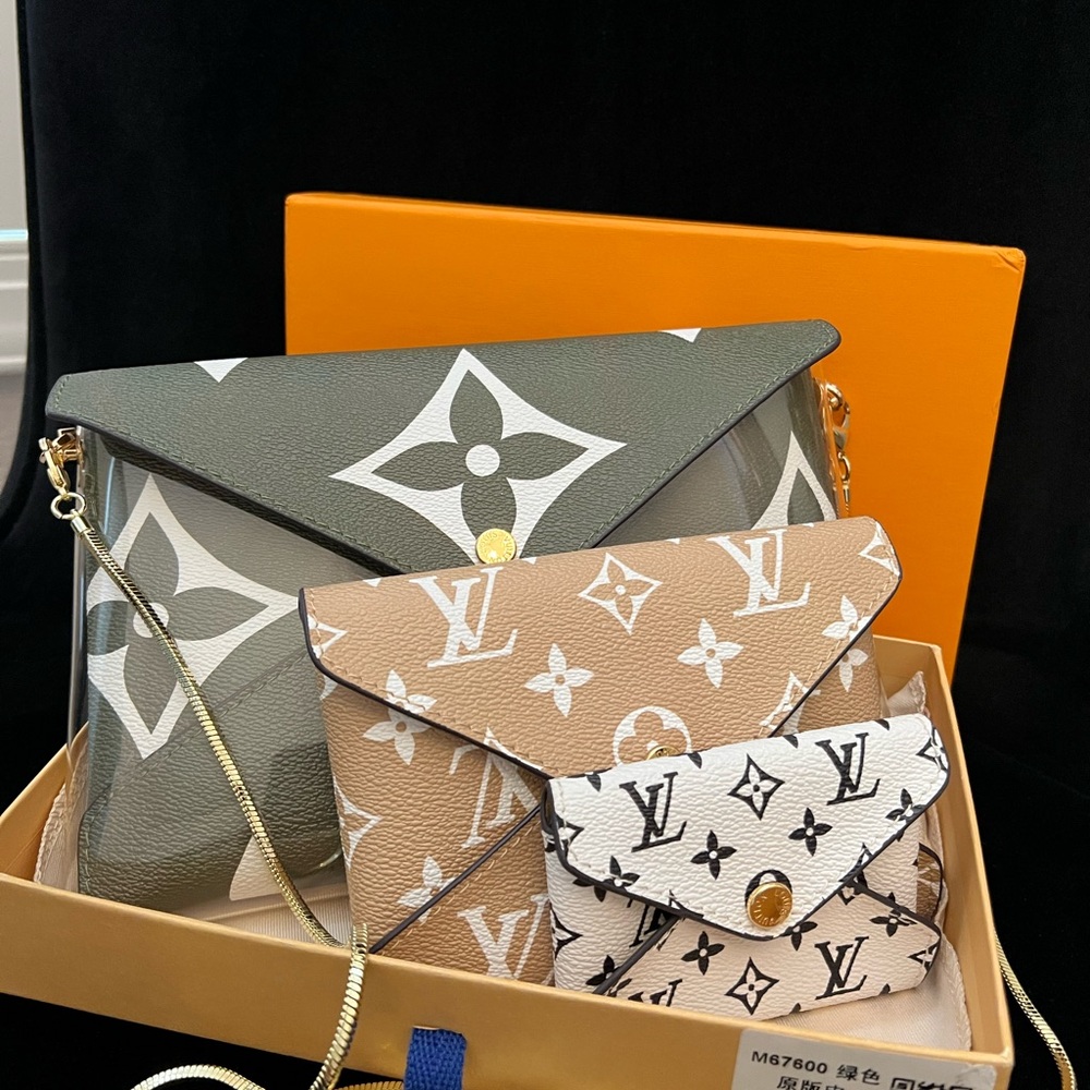 Kirigami Trio Giant Lv Monogram dupe